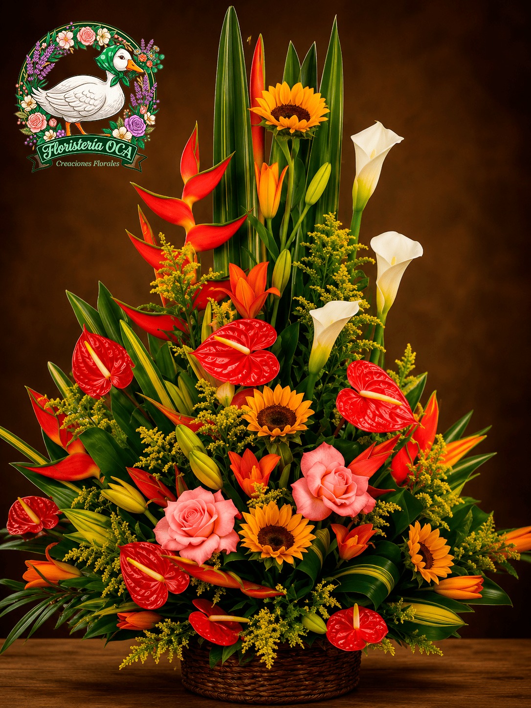 Arreglo Exótico Orquídeas