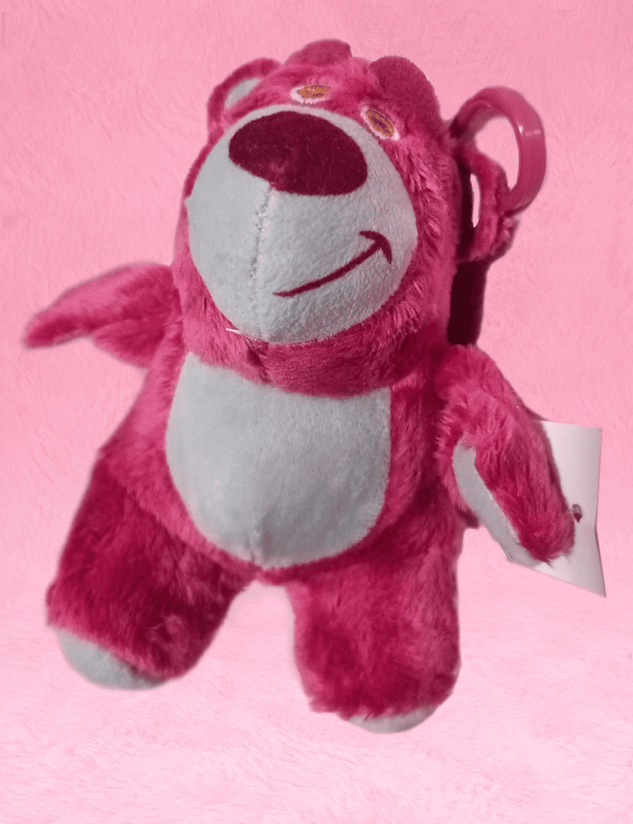 Llavero Peluche Osito Rosa